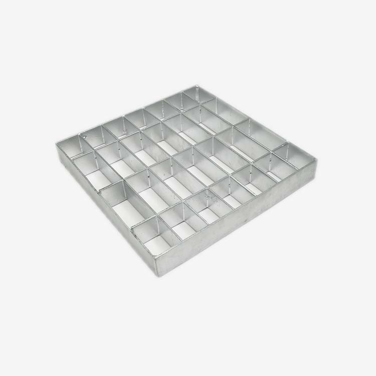 Press-locked steel bar grating panel photograph