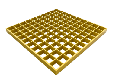 Fine mesh fiberglass grating panel